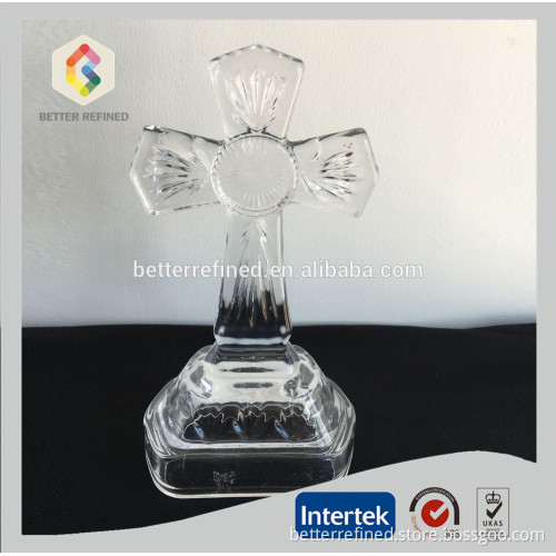 Hand Made Crystal Religious Glass Cross